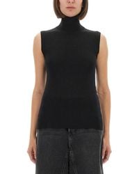Sportmax - Solid Turtle Neck Top - Lyst