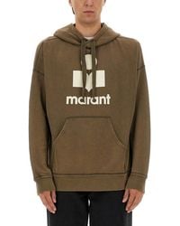Isabel Marant - Logo Relaxed Hoodie - Lyst