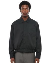 1989 STUDIO - Dark Shirt Collar Jacket - Lyst