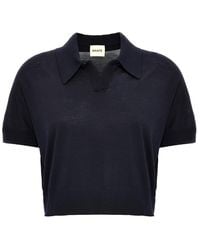 KHAITE - Morgane Polo Shirt - Lyst