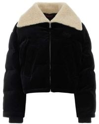Gucci - Velvet Padded Jacket - Lyst