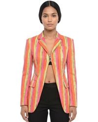 DSquared² - Stripes Notched Lapel Blazer - Lyst
