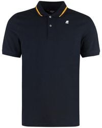 K-Way - Solid Shirt Collar Polo - Lyst