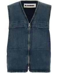 Jil Sander - Relaxed Vest Jacket - Lyst