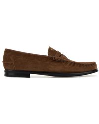 Prada - Suede Loafers - Lyst