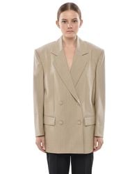 Givenchy - Solid Peaked Lapel Blazer - Lyst
