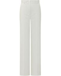 Max Mara - Tailored Flat Front Pants - Lyst