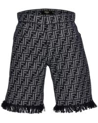 Fendi - Logo Shorts - Lyst