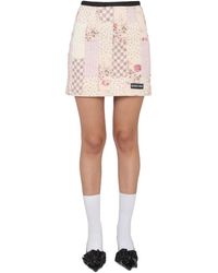 Marine Serre - Mini Boutis Skirt - Lyst