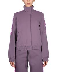 Off-White c/o Virgil Abloh - High Collar Sweatshirt With Logo Bands - Lyst