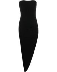Norma Kamali - Asymmetric Midi Dress - Lyst