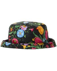 Gucci - Floral Bucket Hat - Lyst