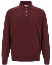 Brunello Cucinelli - Cashmere Polo Shirt - Lyst