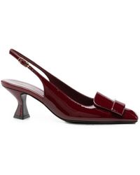 Sergio Rossi - Leather Slingback Pumps - Lyst