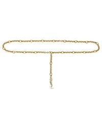 Saint Laurent - Chain Adjustable Belt - Lyst