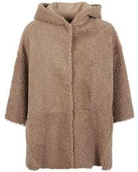Enes - Alice Suede Leather Coat - Lyst