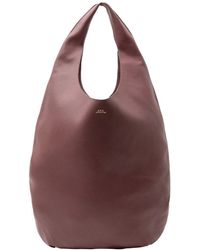A.P.C. - Bordeaux Le Neige Large Hobo - Lyst