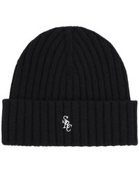 Sporty & Rich - Logo Knitted Beanie - Lyst