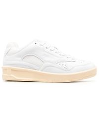 Jil Sander - Basket Low-Top Leather Sneakers - Lyst
