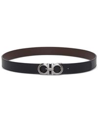 Ferragamo - Reversible Gancini Hook Belt - Lyst