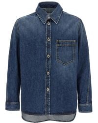 Givenchy - Denim Overshirt - Lyst
