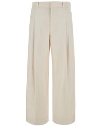 Brunello Cucinelli - Regular Pleated Pants - Lyst