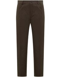 Burberry - Slim Flat Front Pants - Lyst