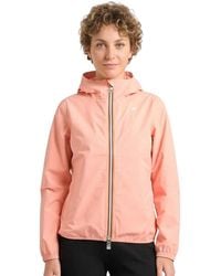 K-Way - Solid Hood Jacket - Lyst