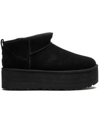 UGG - Classic Ultra Mini Platform Suede Classic Boots - Lyst