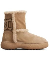 Tod's - Shearling Winter Boots - Lyst