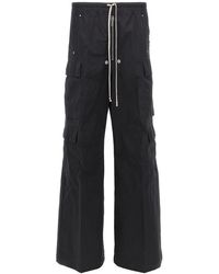 Rick Owens - Cotton Cargo Pants - Lyst