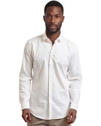BOSS - Regular Solid Shirt - Lyst
