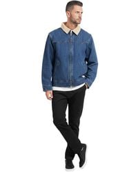HUGO - Shirt Collar Denim Jacket - Lyst