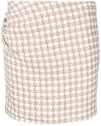 IRO - Garna Cotton Blend Silk Mini Skirt - Lyst