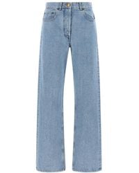 Thom Browne - Light Straight High Rise Jeans - Lyst