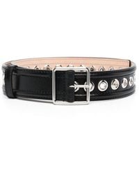 McQueen - Eyelet Belt - Lyst