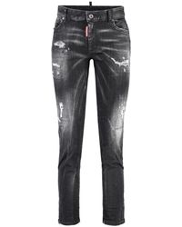DSquared² - Skinny Mid Rise Jeans - Lyst