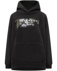 Givenchy - Logo Hood Sweatshirt - Lyst