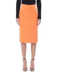 Off-White c/o Virgil Abloh - Solid Knee Length Skirt - Lyst