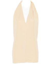 TOTEME - Halter Neck Top - Lyst