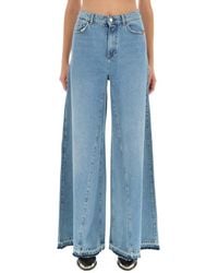 AMISH - Denim Loose High Rise Jeans - Lyst