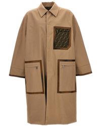 Fendi - Ff Reversible Trench Coat - Lyst