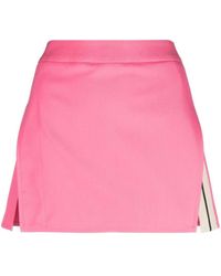 Palm Angels - Cotton Mini Skirt - Lyst
