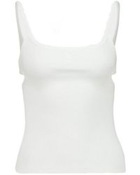 Courreges - Cotton Tank Top - Lyst