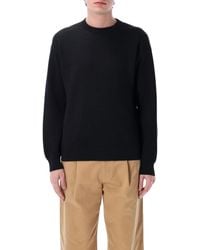AURALEE - Knitted Round Neck Pullover - Lyst