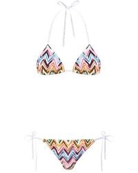 Missoni - Multicolored Zigzag Bikini - Lyst