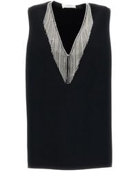 Sportmax - Embellished V Neck Top - Lyst