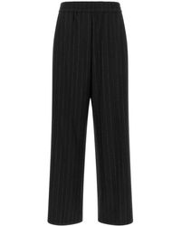 Brunello Cucinelli - Stripes Elasticated Pants - Lyst