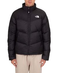 The North Face - Quilted Mock Collar Jacket - Lyst
