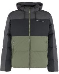 EA7 - Ea7 Color-Block Polyamide Down Jacket - Lyst
